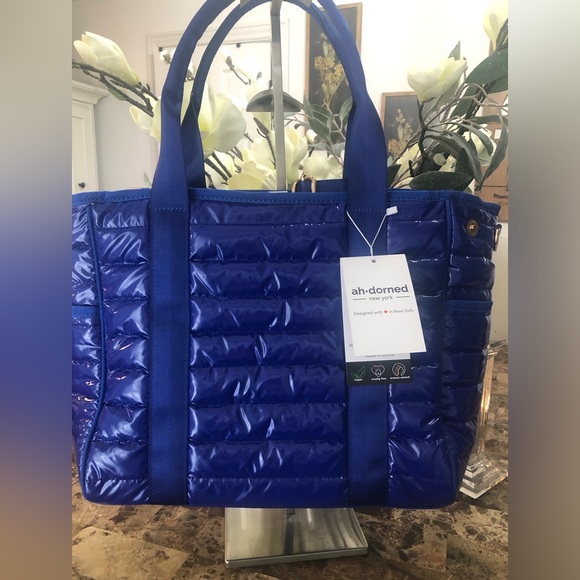 COPY - COPY - NWT ah  dorned New York Puffy Tote Bag - Picture 2 of 6
